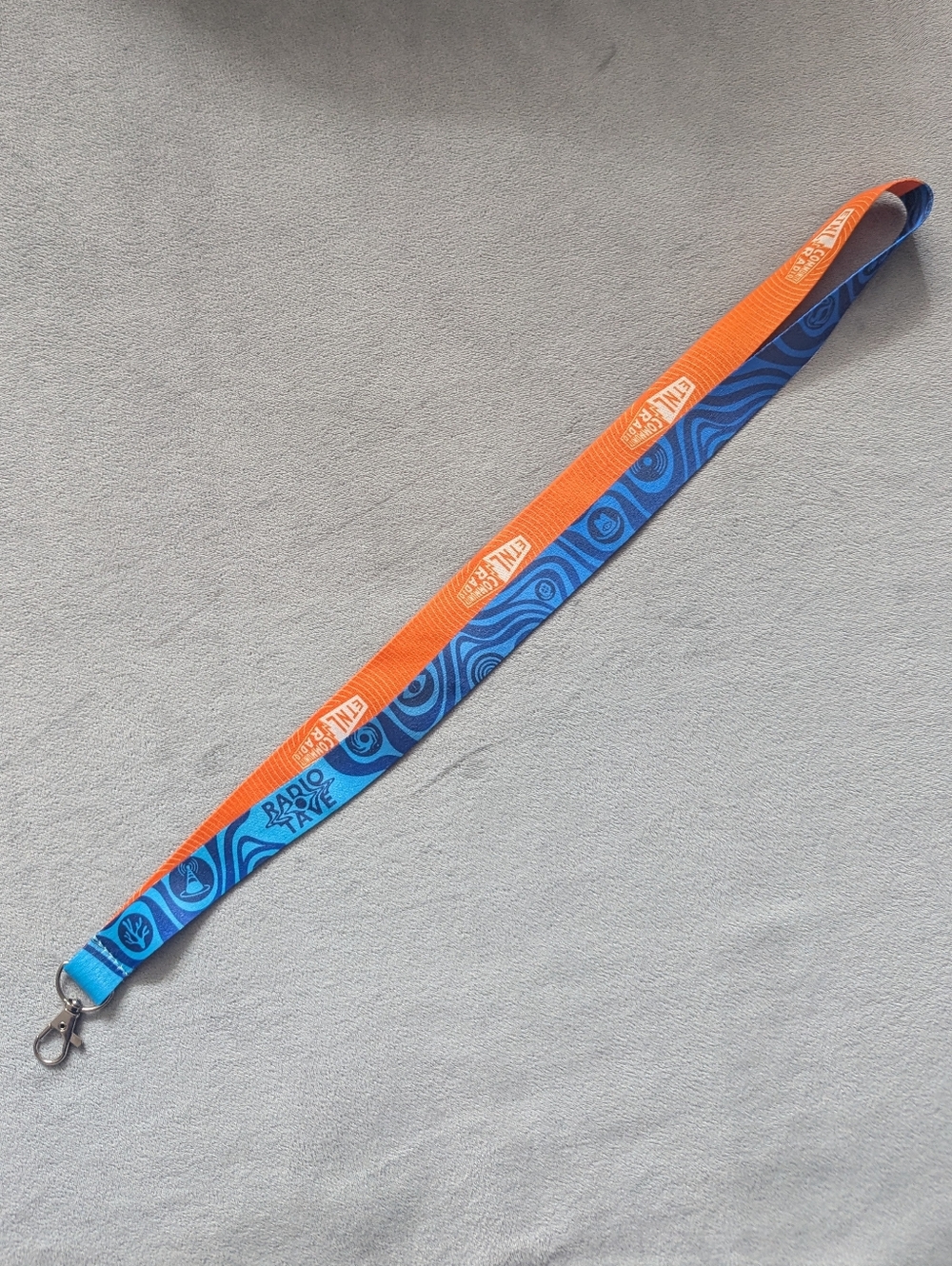 Meow Wolf Houston's Radio Tave Lanyard with Swivel Clip